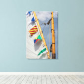 Bainbridge Island Wooden Boat Festival 3 Canvas Afdruk (Insitu (Houten vloer))