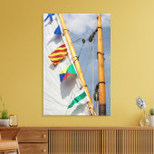 Bainbridge Island Wooden Boat Festival 3 Canvas Afdruk (Insitu (Woonkamer))