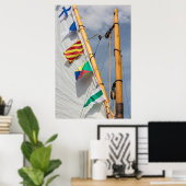 Bainbridge Island Wooden Boat Festival 3 Poster (Thuiskantoor)