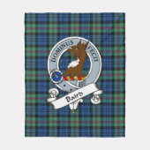 Baird Ancient Clan Badge Tartan Pset Fleece Deken (Voorkant)