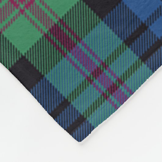 Baird Ancient Clan Badge Tartan Pset Fleece Deken (Hoek)