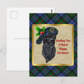 Baird Clan Badge & Tartan Christmas Briefkaart (Voorkant / Achterkant)