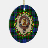 Baird Clan Badge & Tartan Persoonlijke mas Keramisch Ornament (Rechts)