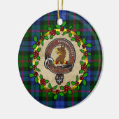 Baird Clan Badge & Tartan Persoonlijke mas Keramisch Ornament (Links)