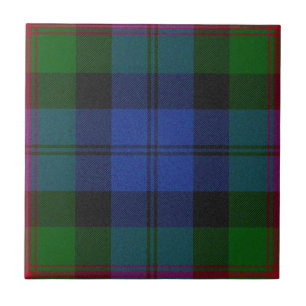 Baird Clan Hunting Tartan Pset Pattern Tegeltje