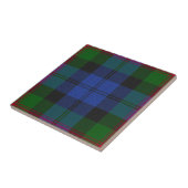 Baird Clan Jacht Tartan Plaid Patroon Tegeltje (Zijkant)