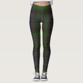 Baird Clan Tartan Plaid Leggings (Voorkant)