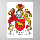 Baird Family Crest Poster (Voorkant)