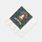 Baird gepersonaliseerde Tartan kerst Servet (Hoek)