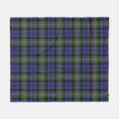 Baird Modern Schotlandse ruit Fleece Deken (Voorkant (Horizontaal))