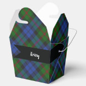 Baird Schots Tartan Plaid Pattern Bedankdoosjes (Geopend)