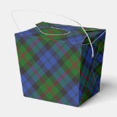 Baird Schots Tartan Plaid Pattern Bedankdoosjes (Achterkant)
