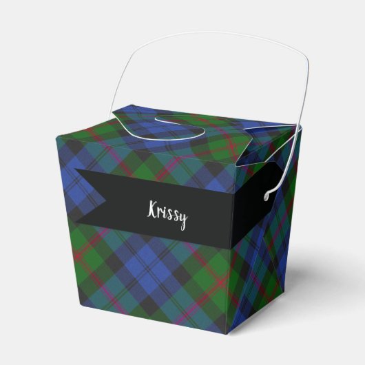 Baird Schots Tartan Plaid Pattern Bedankdoosjes (Voorkant Zijde)
