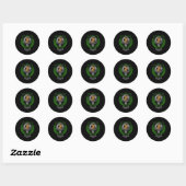 Baird Schotse Clan Crest Ronde Sticker (Vel)