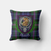 Baird Schotse Clan Tartan & Crest Kussen (Achterkant)