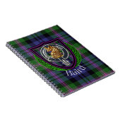 Baird Schotse Clan Tartan & Crest Notitieboek (Rechterzijde)