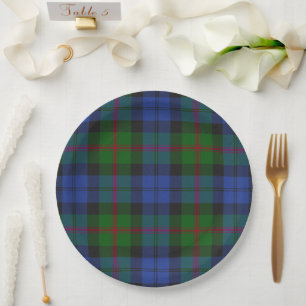 Baird Schotse Clan Tartan Schotse Plaid Patroon Papieren Bordje