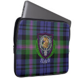 Baird Scottish Clan Tartan and Crest  Laptop Sleeve (Voorkant Rechts)