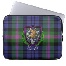 Baird Scottish Clan Tartan and Crest 