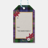 Baird Scottish Clan Tartan & Crest Cadeaulabel (Achterkant)