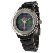 Baird Scottish Clan Tartan & Crest Horloge (Gekanteld)