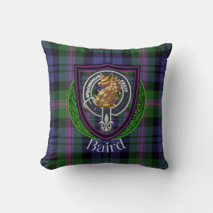 Baird Scottish Clan Tartan Crest Kussen