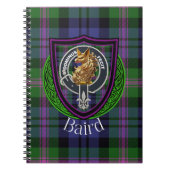 Baird Scottish Clan Tartan & Crest Notitieboek (Voorkant)