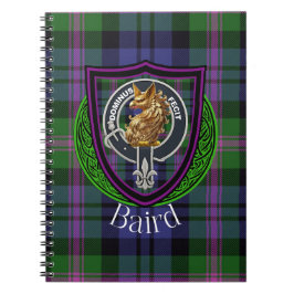 Baird Scottish Clan Tartan & Crest Notitieboek