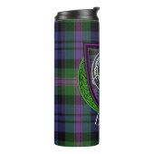 Baird Scottish Clan Tartan & Crest Thermosbeker (Gedraaid links)