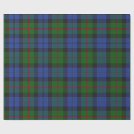 Baird Scottish Clan Tartan Pset Pattern Cadeaupapier (Vlak)