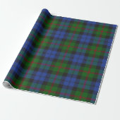 Baird Scottish Clan Tartan Pset Pattern Cadeaupapier (Uitgerold)