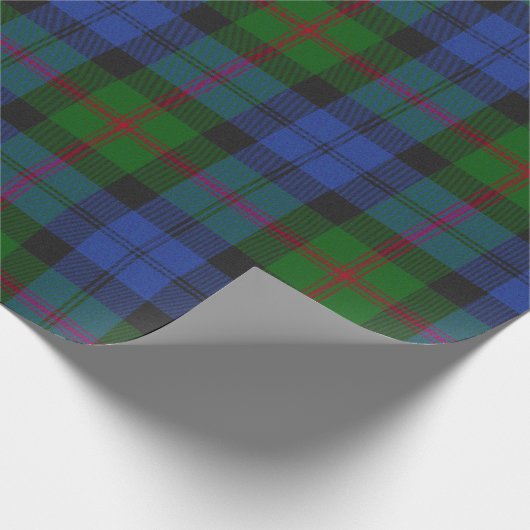 Baird Scottish Clan Tartan Pset Pattern Cadeaupapier (Hoek)