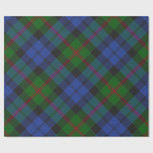 Baird Scottish Clan Tartan Pset Pattern Cadeaupapier (Vlak)