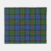 Baird Scottish Clan Tartan Pset Pattern Fleece Deken (Voorkant (Horizontaal))