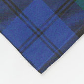 Baird Scottish Clan Tartan Pset Pattern Fleece Deken (Hoek)