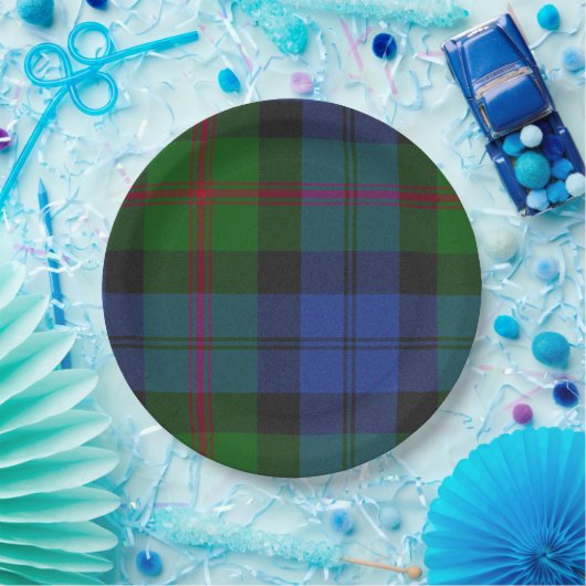 Baird Scottish Clan Tartan Pset Pattern Papieren Bordje (Feest)