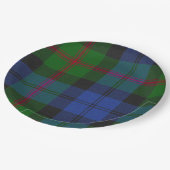 Baird Scottish Clan Tartan Pset Pattern Papieren Bordje (Gekanteld)