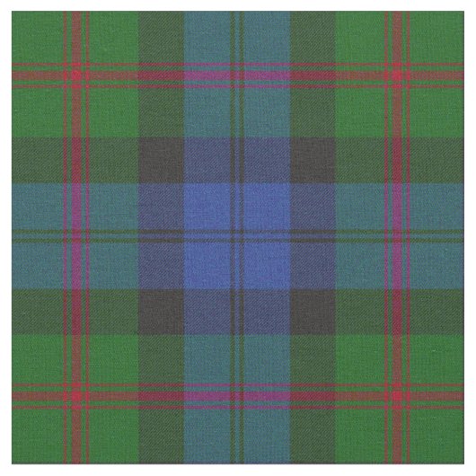 Baird Scottish Clan Tartan Pset Pattern Stof (Close Up)