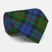 Baird Scottish Clan Tartan Pset Pattern Stropdas (Opgerold)