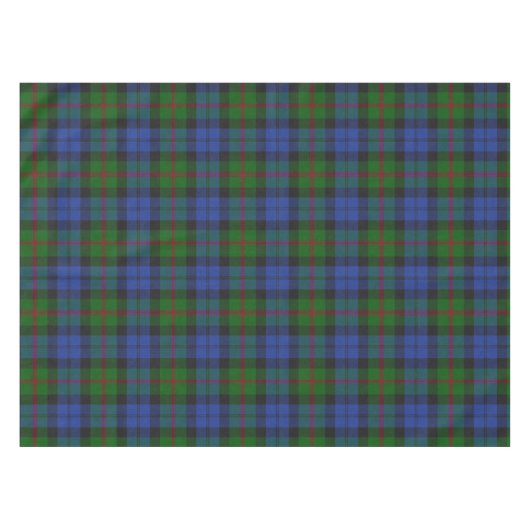Baird Scottish Clan Tartan Pset Pattern Tafelkleed (Voorkant (Horizontaal))