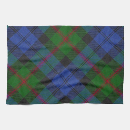 Baird Scottish Clan Tartan Pset Pattern Theedoek (Horizontaal)