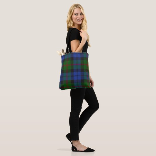 Baird Scottish Clan Tartan Pset Pattern Tote Bag (Op model)