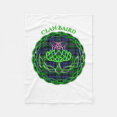 Baird Scottish Tartan Celtic Thistle Fleece Deken (Voorkant)