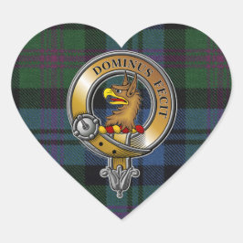 Baird Tartan & Badge Hart Sticker