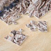 Baird's Sandpiper op het strand Legpuzzel (Zijkant)