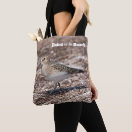 Baird's Sandpiper Shorebird op het strand Tote Bag