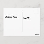 Baird's tapir in het bos briefkaart (Achterkant)