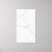 Baise Stadsplattegrond Afdrukken, Guangxi China Wa Canvas Afdruk (Voorkant)