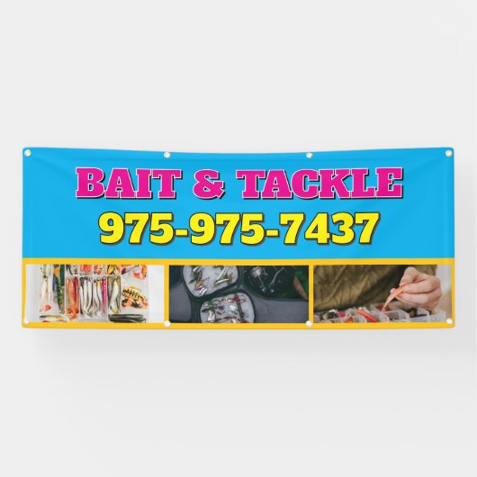 Bait and Tackle Custom Banner (Horizontaal)