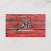 Bait and Tackle Shop Visitekaartje (Achterkant)